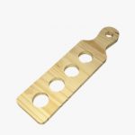 Tabua Cachaça 4 Furo    Pinus Tratado - 36x10x1,8cm