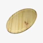 Petisqueira Oval Pinus Tratado - 20x12x1,8cm