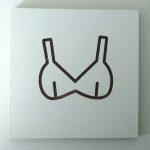 PLACA BANHEIRO FEMI.13 14X14X0.6CM