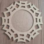 MOLDURA ARABESCO EM MDF 35X35CM