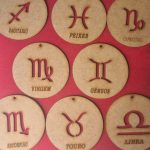 MANDALA SIGNOS EM MDF, 12 CM